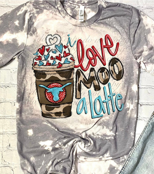 RTS DTF Love Moo Latte